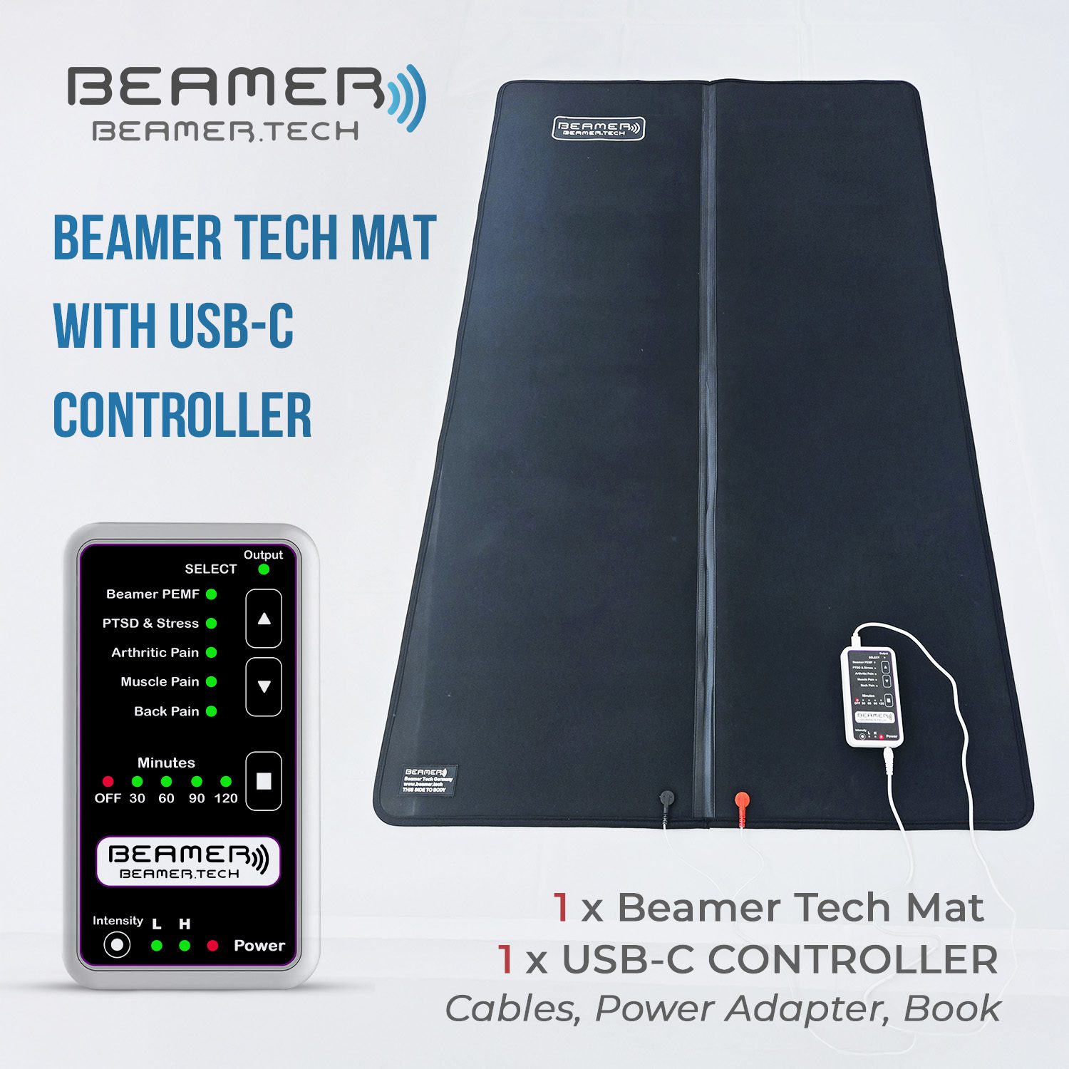 USB-Cコントローラー付きBeamer Techマット
