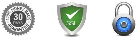 30日間返金保証・SSL暗号化・セキュリティ保護